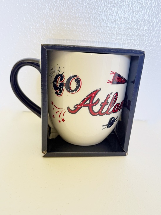 Atlanta Braves Other - Atlanta Braves “Go Braves” Cheer Ceramic Mug 18‎ oz